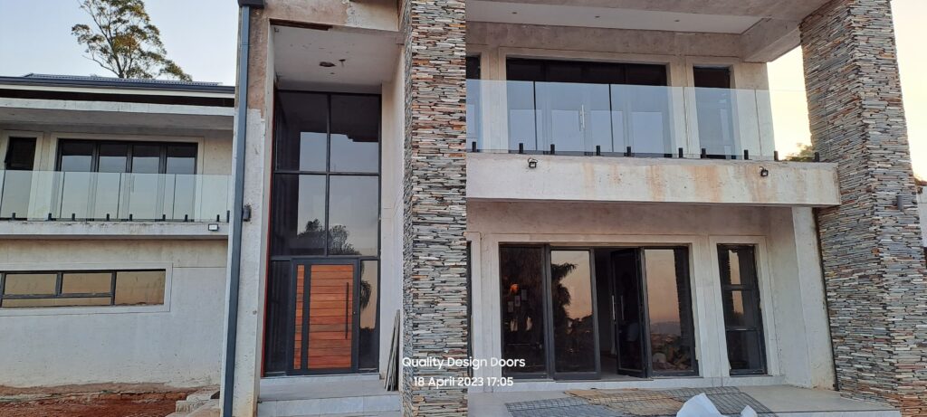 Quality Design Doors installation on a KwaZulu-Natal home